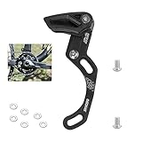 STCRERAG Kettenführung MTB Downhill Fahrrad kettenführung ISCG 05 Vorne Chain Guide Aluminiumlegierung Direct Mount Kettenblatt Kettenschutz mit 2 Schrauben 6 Unterlegscheiben für Vorderzifferblatt