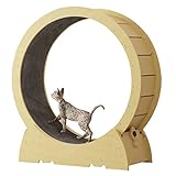 Katzenlaufrad Katzenlaufband Katzen-Laufband 36/38/41/46 Zoll Groß, Laufrad Für Katzenübungen Mit Teppich-Laufbahn, Haustier Fitness Gewichtsverlust Gerät ( Size : 96x36.5x116cm/37.8x14.4x45.7in )