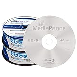 Blu-ray Disc Mediarange BD-R 25 GB, 1-4x Speed in Cakebox 50 Stück