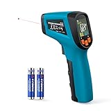 Infrarot Thermometer（nicht für Menschen） Tilswall Grill IR Laser Digital Thermometer Küche -50°C bis 600°C Temperaturmessgerät mit LCD Display für Kochen/Barbecue/Gefrierschrank/Industrie