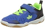 Lico Key VS Jungen Hallenturnschuh, Blau/ Marine/ Lemon, 34 EU