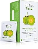 NutraTrim - Natürlicher Grüntee zum Abnehmen - Schlankheitstee mit Grüner Tee, Fenchel, Brennessel, Ingwer, Guarana & mehr - 20 Verpackte, Wiederverwendbare Teebeutel - Nutra Tea - Kräutertee