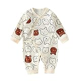 Kleinkind Neugeborenes Baby Jungen Mädchen Langarm Niedliche Tiere Cartoon Strampler Overall Outfits Kleidung Baby Kleidung Jungen Monate