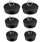 6 pcs abflussstopfen Küchenspüle Stöpsel Schlafzimmer Bodenablauf Badewannenablaufstöpsel Gummistopfen für Überlaufloch