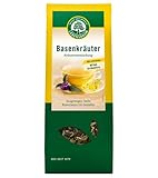 Lebensbaum Basenkräuter, Bio Kräutertee-Mischung, Bio-Tee mit Wildkräutern, Basenfasten-Tee mit Geschmack von Brennnessel & Himbeerblatt, lose, 50g