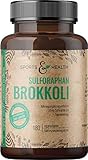 Brokkoli Kapseln - 180 Sulforaphan Brokkoli Kapseln - Vegan - Ohne Füllstoffe - Beste Qualität- Abgefüllt In Deutschland - Aus Brokkoli Extrakt