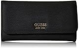 Guess Damen Portemonnaie Clutch, schwarz, Einheitsgröße