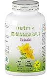 Johanniskraut Extrakt Kapseln mit Hypericin - hochdosiert und vegan - 90 Johanniskrautextrakt Caps ohne Zusatzstoffe - St. John’s Wort Extract aus Hypericum perforatum