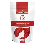 Orientana - Bio Henna Haarfarbe | Mahagoni Rot | 100% Vegan Natural Bio Pulver Für Langes Haar | Dauerhafte Pflanzenhaarfarbe Die Dem Haar Fülle Verleiht | Von Möhren Bis Zum Dunklen Mahagonirot-100g