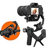 FeiyuTech SCORP-C Kamera Stabilisator Gimbal, für DSLR- und spiegellose Kameras,für Nikon/Canon/Sony/Panasonic/Lumix/Fujifilm,5,5 lbs Nutzlast,3-Achsen-Gimbal Stabilisator Kameras