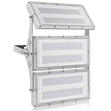 Viugreum Upgrade 300W Led Strahler24000LM Strahler Außen IP65 Aussenstrahler 6500K Fluter Kaltweiss Scheinwerfer Außenstrahler Flutlicht mit 50cm Cable fur Hinterhof Auffahrt Garage Flur