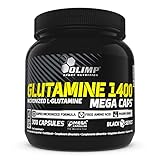 OLIMP- Antikataboliken L-Glutamine Mega Caps (300 Kapseln). Nahrungsergänzungsmittel mit hochwertigem Glutamin.