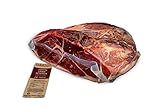 aBeiou. 1KG Serrano SCHINKEN OHNE KNOCHEN GRAN RESERVA DUROC PREMIUM. Reifung mehr als 24-25 Monate (vakuumverpackter Schinken), hergestellt in Guijuelo - Spanien. Produkt der Iberischen Halbinsel.