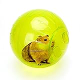 Nobleza Hamster Gymnastikball 17.8 cm Hamster Ball Laufender Hamster Niedlicher Übungs-Miniball für Zwerghamster zur Linderung von Langeweile und zur Steigerung der Aktivität (L)