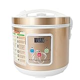 LENJKYYO Automatisch Schwarzer Knoblauch Fermenter 5L, Black Garlic Fermenter Inländisch Fermentationsmaschine 90W, DIY Hausgemachter Automatische Maker Schwarzer Knoblauch