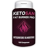 Ketosan® Fat Burner Pro 120 Tabletten | Abnehmen Tabletten Schnell | Abnehmen Schnell Fettverbrenner | Nahrungsergänzungsmittel zur Gewichtsreduktion | 100 % vegan