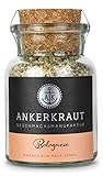 Ankerkraut Bolognese Gewürz, für italienische Spaghetti Bolognese und Lasagne, 100g im Korkenglas