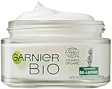 Garnier Bio Anti-Falten Feuchtigkeitspflege, Anti-Aging Gesichtspflege mit Bio-Lavendel, Naturkosmetik für alle Hauttypen, 1 x 50 ml