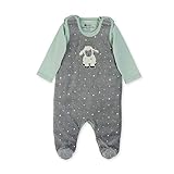 Sterntaler Unisex Baby Strampler-set Nicki Stanley Spieler, Grau, 56