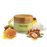 FEUCHTIGKEITS-CREME+NACHT-PFLEGE von Hemp4Help: BIO Hanf-Öl Jojoba-Öl und Arganöl Extrackt, Shea-Butter, Vitamin-E. BIO GESICHTS-CREME für TROCKENE-SENSIBLE Haut sowie FETTIGE-ENTZÜNDLICHE Haut | 50ml