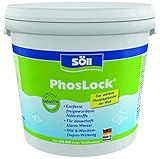 Söll 80494 PhosLock AlgenStopp Phosphatbinder 10 kg - ganzjährig anwendbare Teichpflege zur dauerhaften Phosphatbindung und Algenvorbeugung im Teich Pflanzenteich Fischteich Koiteich