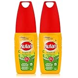 Autan Mückenschutz Tropical Pumpspray 100ml - schützt auch bei hoher Luftfeuchtigkeit und Schweißbildung bis zu 8 Stunden vor Mücken (2er Pack)