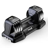 Dripex Hantelset Kurzhanteln Verstellbar 25LB Professionell Dumbbell für Frauen Kinder, Schweißresistent Kurzhantelstange, 5 Gewichte Gleiten-Tech Verstellbar Hanteln für Krafttraining