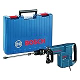 Bosch Professional Schlaghammer GSH 11 E (inkl. Zusatzhandgriff, 1x Flachmeißel, Fetttube, Maschinentuch, im Handwerkerkoffer)