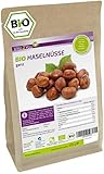 Haselnüsse Bio 1000g - naturbelassen - Abverkauf MHD 12.2022 - aus biologischen Anbau - ganze Haselnuss - Premium Qualität