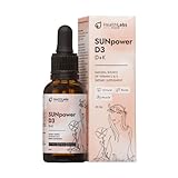 HerbalsOne Vitamin D3 K2 Hochdosiert “SUNpower” 30 ml - Natürliches Vitamin D3 K2 Tropfen - Vitamin D Tropfen - Flüssiges Vitamin D Hochdosiert - Vit D3 K2 1000 i.e. - D3 Tropfen