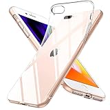 DOSMUNG Hülle kompatibel mit iPhone 8 Plus iPhone 7 Plus, Transparent Handyhülle für iPhone 8 Plus/iPhone 7 Plus Schutzhülle, HD Anti-Kratz Rückseite Backcover TPU Case für iPhone 8 Plus / 7 Plus