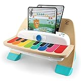 Baby Einstein, Hape, Magic Touch Piano Holzspielzeug, Musikspielzeug Klavier aus Holz für Kinder, Musikinstrumente mit 3 Notenblättern und 6 Liedern, Aktivität und Sensorisches Spielzeug, ab 6 Monaten