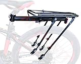 COMINGFIT® 80kg Kapazität Einstellbare Fahrrad Gepäck Cargo Rack-Super Starke Upgrade Fahrrad Gepäckträger 4-Strong-Leg Fahrrad Cargo Carrier