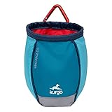 Kurgo Go Stuff-It Futterbeutel, Hält Hunde-Leckerlis frisch, Ideal für Hundetrainings, 11 cm breite Öffnung, Blau