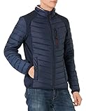 TOM TAILOR Herren Hybrid Steppjacke 1031475, 10668 - Sky Captain Blue, XL