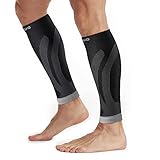 CAMBIVO 2 Paar Wadenbandage, Waden Kompressionsstrümpfe Damen Herren, Calf Sleeves, Beinlinge, Kompressionssocken ohne Fuß für Sport, Fussball, Laufen, Basketball