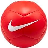 Nike Unisex Pitch Team Fußball, Bright Crimson/White, 5