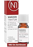 N1 Warzen Tinktur 2ml - [Warzenentferner] - Warzen entfernen einfach und schmerzfrei - Warzenmittel für Warzen an Händen und Füßen - effektiv ab der ersten Anwendung - Apothekenprodukt