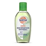 Sagrotan Hand-Desinfektionsgel mit Aloe Vera – Desinfektionsmittel für die Hände in praktischer Reisegröße – 1 x 50 ml