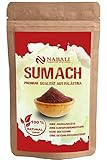 NABALI FAIRKOST FÜR ALLE Gewürz Sumach Sumac nach Ottolenghi 50 g - 100% naturell aromatisch traditionell frisch orientalisch I ohne Konservierungsstoffe I vegan