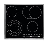 Touch Control Electric Ceramic Hob AEG HK654070XB, Black