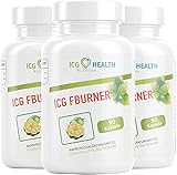 ICG Health Nutrition F Burner für Frauen und Männer (3 Dosen je 90 Kapseln) – FBURNER mit Garcinia Cambogia Fruchtextrakt