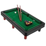 TOYANDONA Mini Pool Tisch Tischbillard Desktop Billard Snooker Spiel mit 2 Pool Sticks, 10 Bälle, 1 Queueball, 1 Racking Triangle Tragbar und Spaß für die ganze Familie