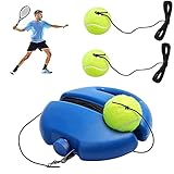 Tennis-Trainer Set,IVEOPPE Tennisball Trainer Singles Training Übungsbälle mit 2 Rebound Ball und Aufbewahrungstasche,Innovatives Ballspiel für Draußen, im Garten, im Park für Kinder & Erwachsene