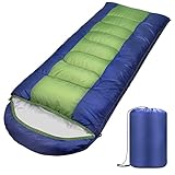 Schlafsack Outdoor riggoo Warm Schlafsäcke für Kinder & Erwachsene 3-4 Jahreszeiten Wasserdichter Deckenschlafsack für Camping, Wandern, Reisen, indoor, Outdoor Schlafsack Winter Sommer- Leichtgewicht