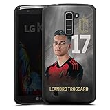 DeinDesign Hard Case kompatibel mit LG K10 (2016) Schutzhülle schwarz Smartphone Backcover RBFA Leandro Trossard Rote Teufel