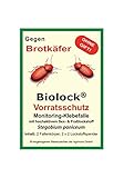 BIOLOCK Agrinova Brotkäfer-Falle mit Sexual-Lockstoff, Klebefalle, Pheromon-Falle (2 Fallen und 2 Lockstoffe (2-teilig) im Set)