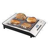 Ufesa TT7920 Flachtoaster | 700 W - LCD Display - Auftaufunktion - Krümelschublade - Timer