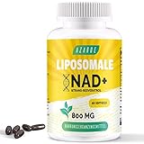 Liposomales NAD+ Trans-Resveratrol 800 mg Softgels, überlegene Alternative, Effizienter als NR, Hohe Absorption, Tatsächliche NAD+-Ergänzung für die Zellreparatur, 60 Softgels (60 Softgels (1 Pack))