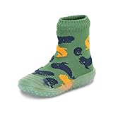 Sterntaler Baby - Jungen Adventure-Socks, Socke mit Gummisohle, Wasserschuh, Größe: 25/26, Grün